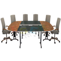 YMA 6069-13 Orta Toplantı Masası Ayağı